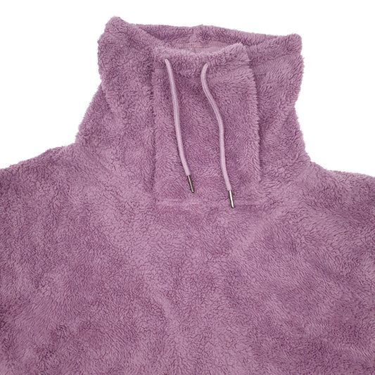 Womens Purple Champion  Turtle Neck Jumper