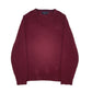 Mens Burgundy Nautica Knitwear Crewneck Jumper