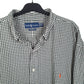 Mens Green Ralph Lauren Oxford Long Sleeve Shirt