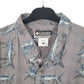 Mens Grey Columbia Sportswear Fishing Marlin Swordfish Short Sleeve Shirt