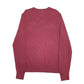 Mens Burgundy Tommy Hilfiger Knit Crewneck Jumper