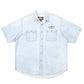 Mens Blue Harley Davidson Motorcycles Milwaukee Wisconsin Chambray Short Sleeve Shirt