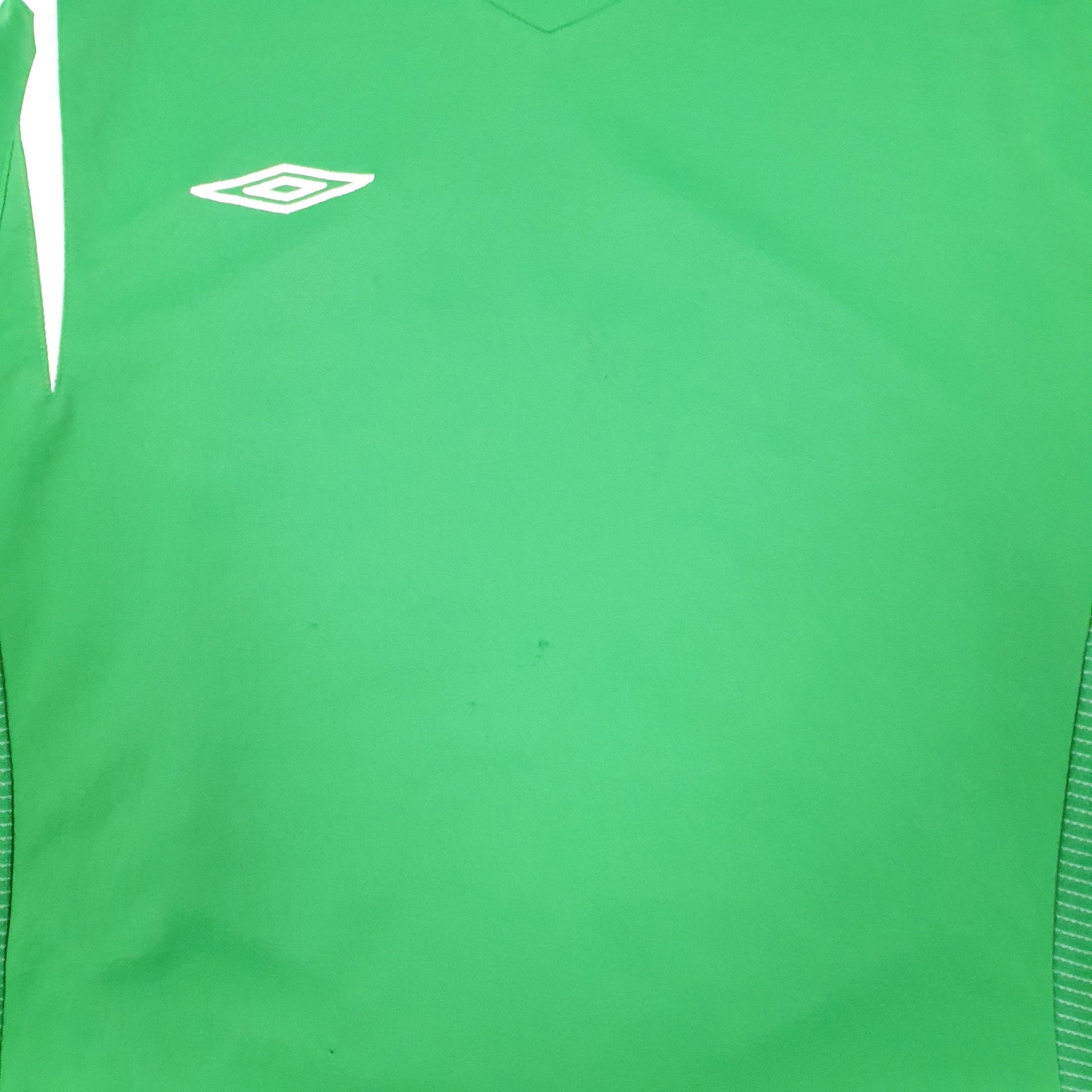 Mens Green Umbro Football Active Short Sleeve T Shirt