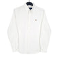 Mens White Ralph Lauren Oxford Long Sleeve Shirt