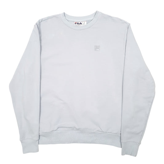 Womens Blue Fila  Crewneck Jumper