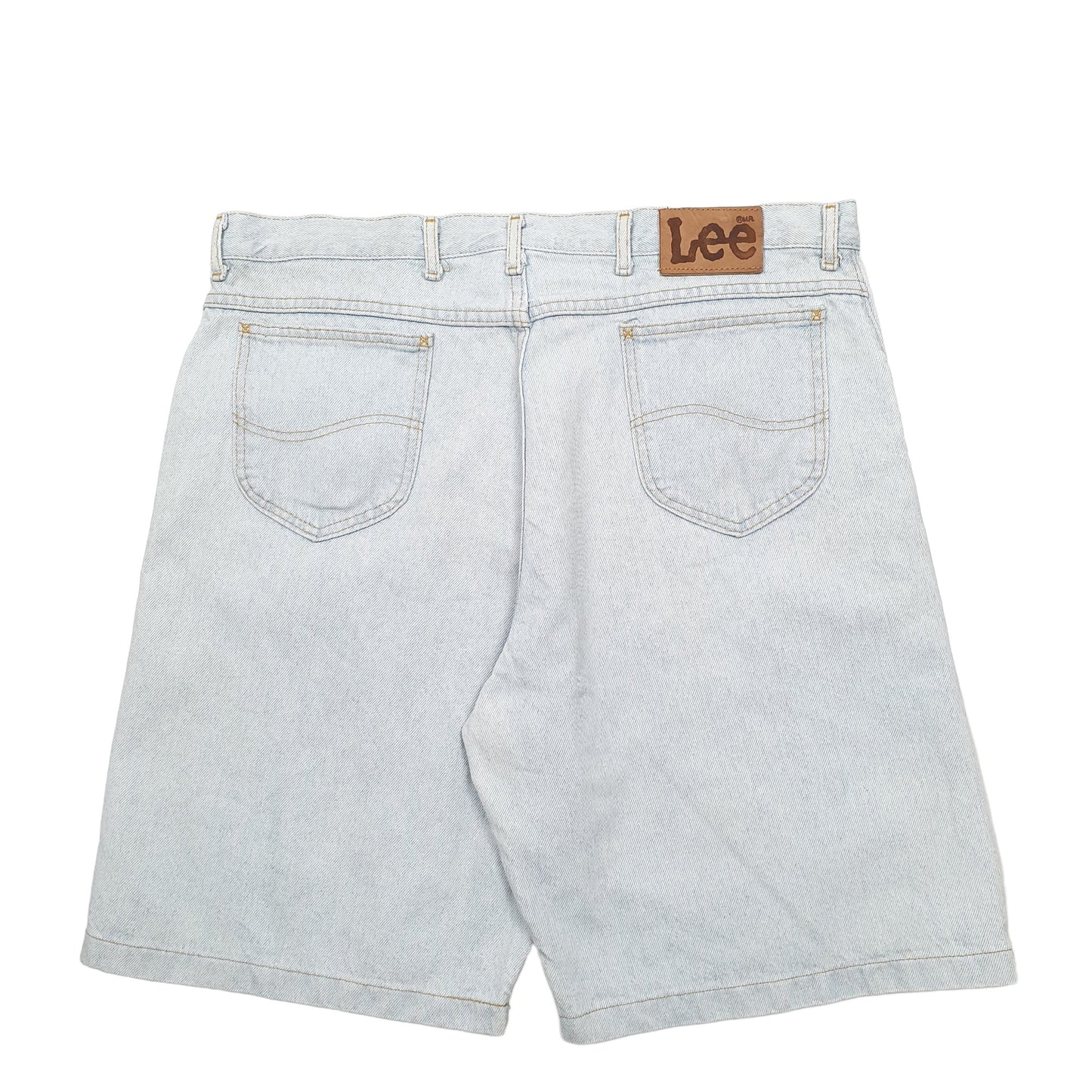 Mens Blue Lee  Denim Shorts