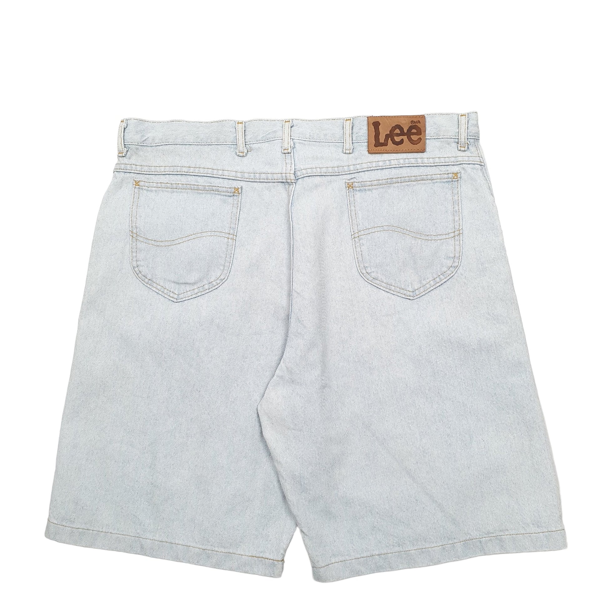 Mens Blue Lee  Denim Shorts