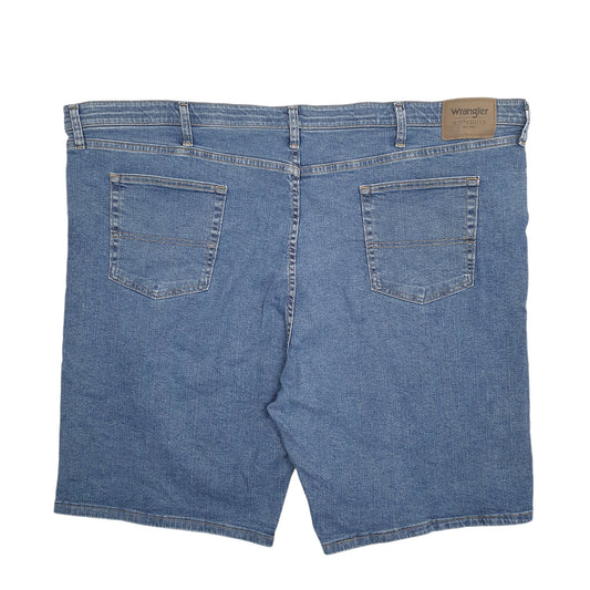 Mens Blue Wrangler Denim Jeans Jorts Denim Shorts