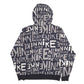 Mens Black Nike Spellout Hoodie Jumper