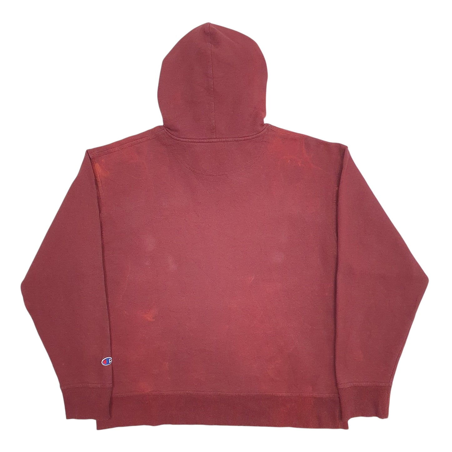 Mens Burgundy Champion  Hoodie Jumper