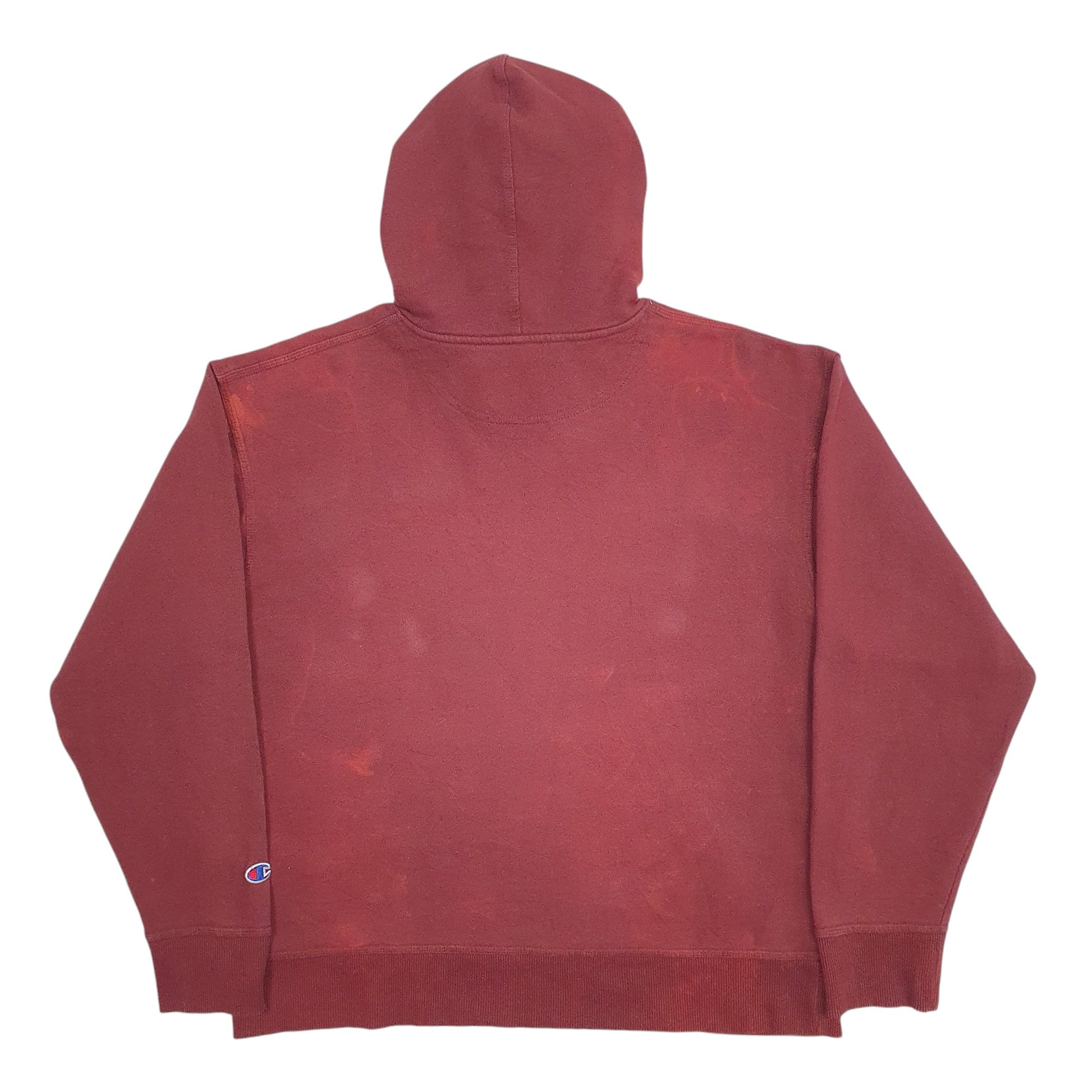 Mens Burgundy Champion  Hoodie Jumper