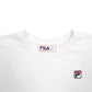 Womens White Fila  Crewneck Jumper