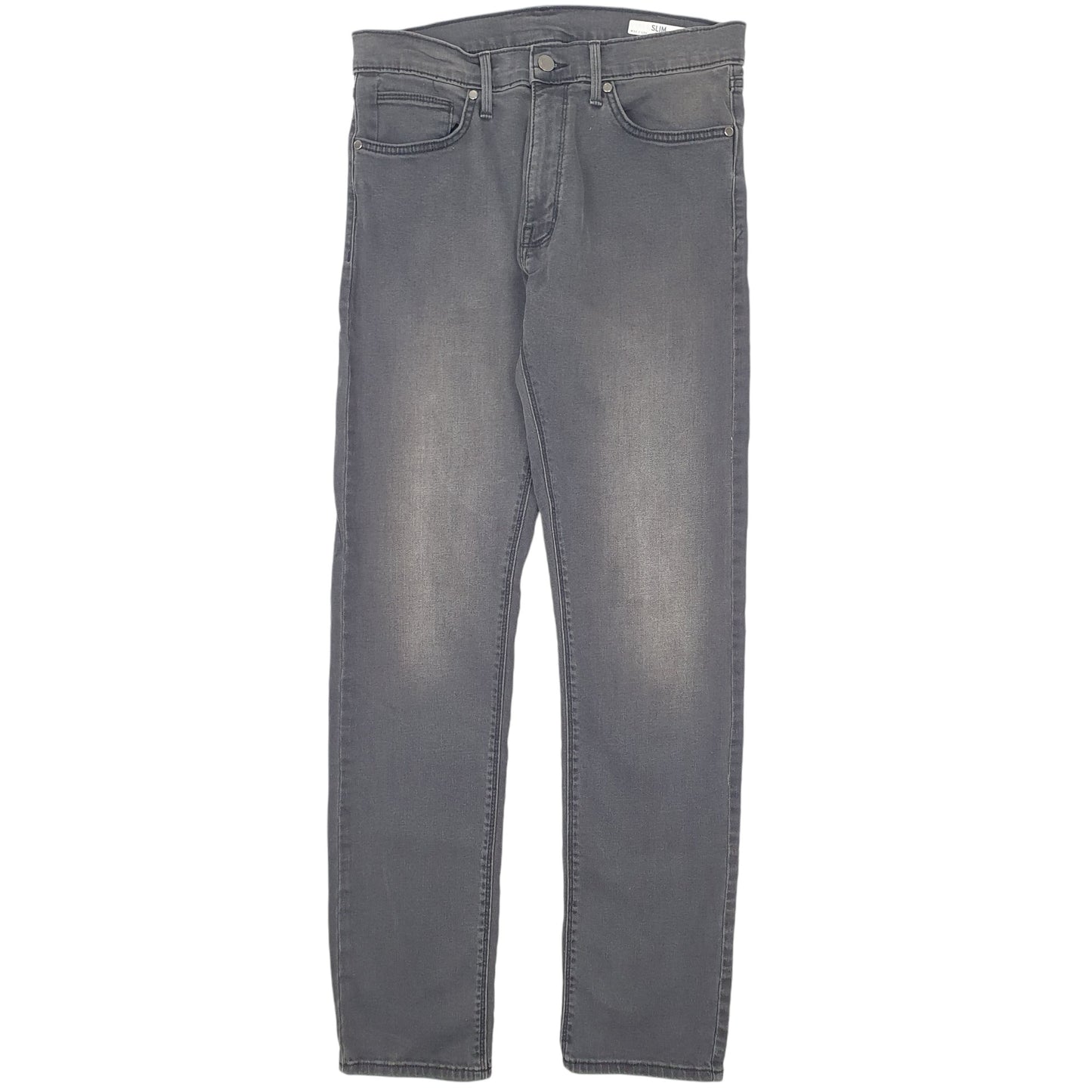 Mens Grey M&S Stretch Casual JeansW32 L33