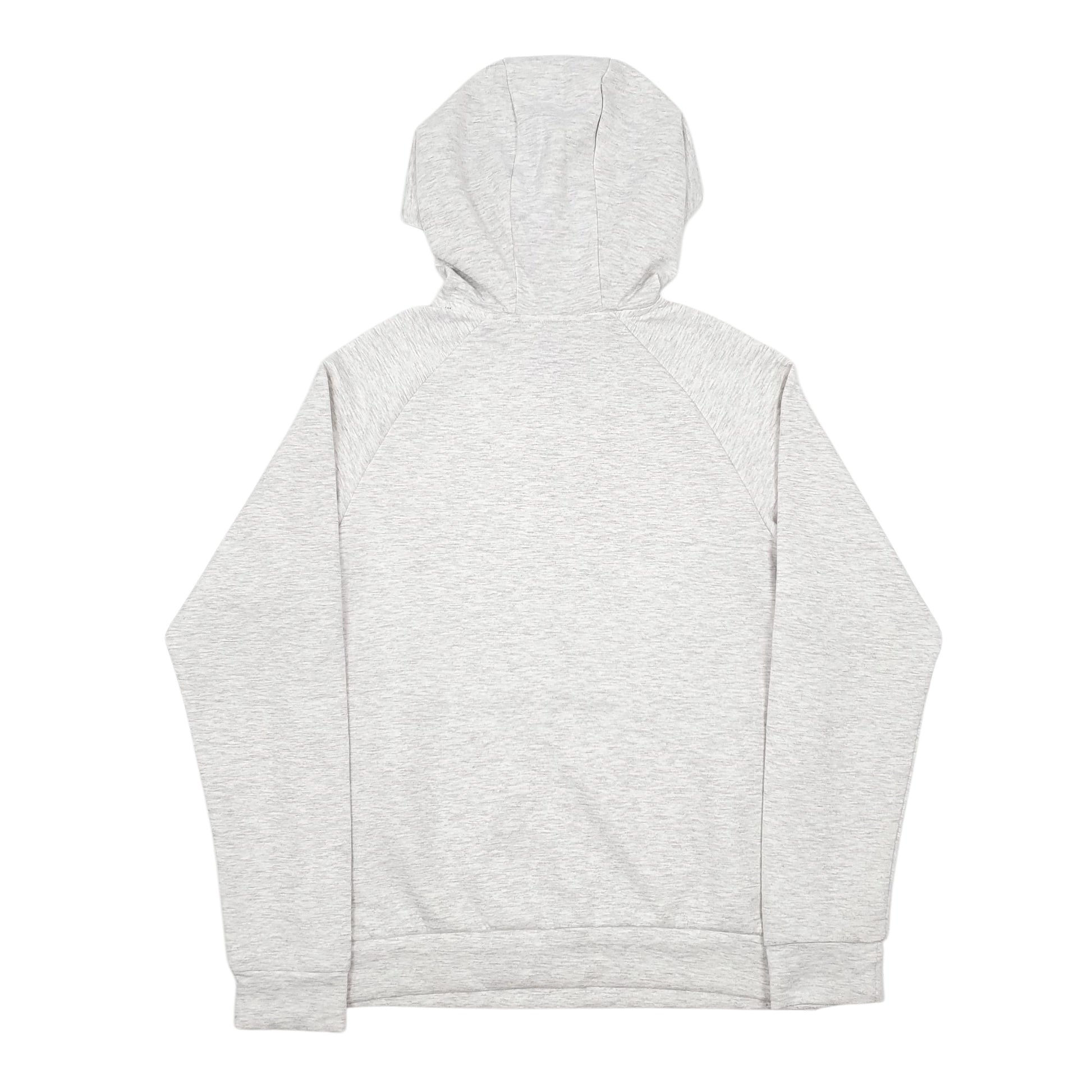 Mens Grey Fila Spellout Hoodie Jumper