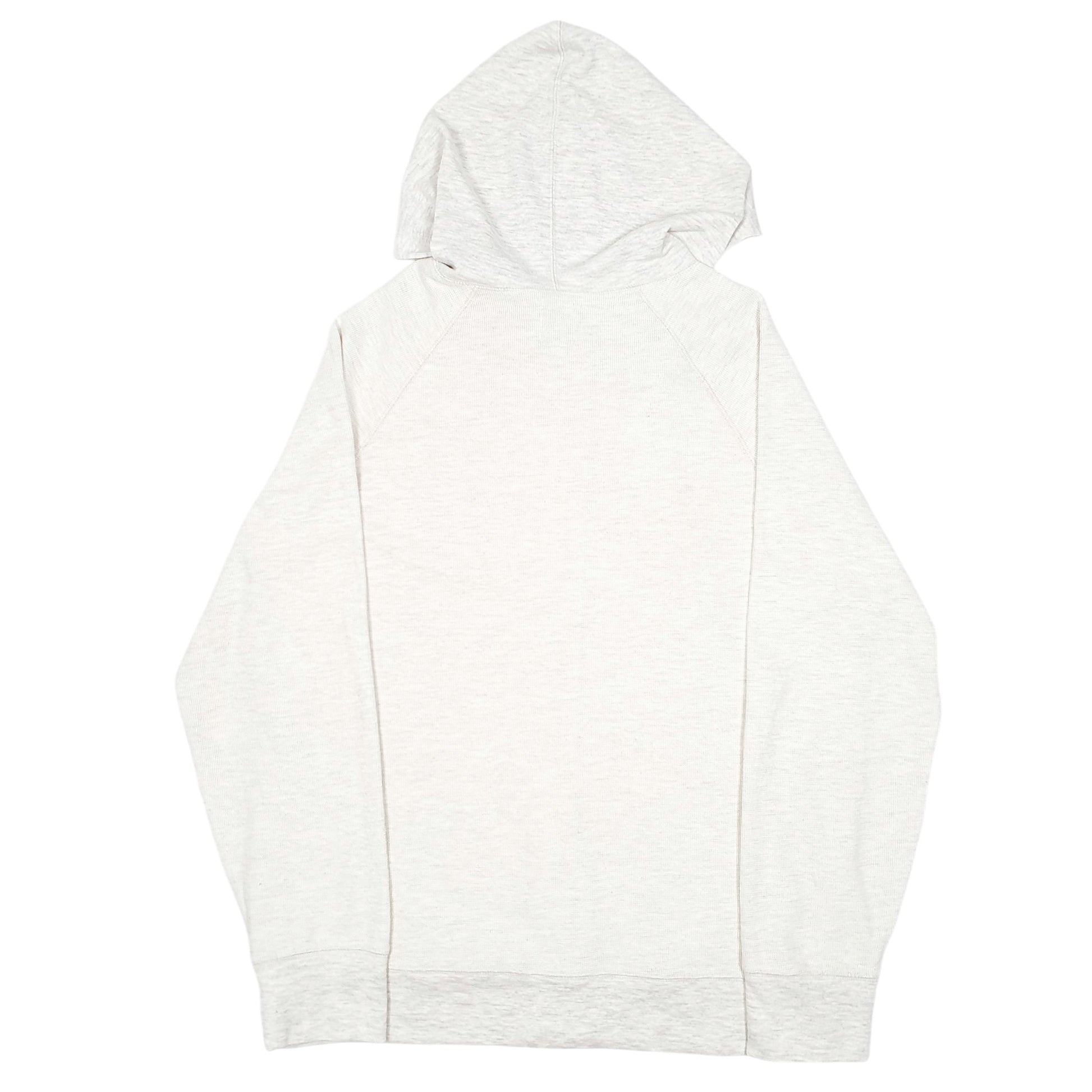 Mens Cream Champion Hoodie Waffle Full Zip Jumper