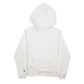 Mens White Champion Spellout Hoodie Jumper