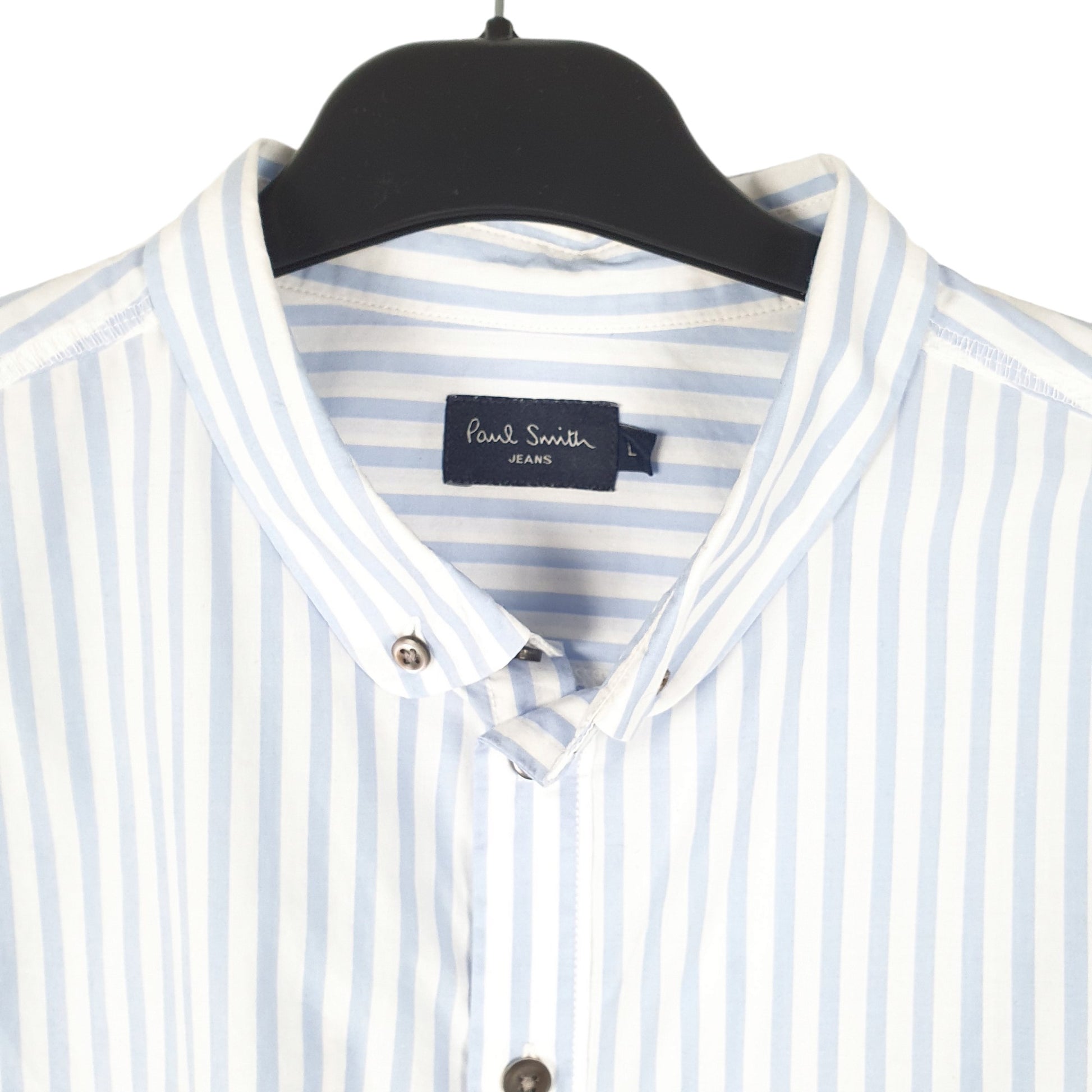 Mens White Paul Smith Jeans Long Sleeve Shirt