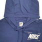 Mens Navy Nike Spellout Hoodie Jumper