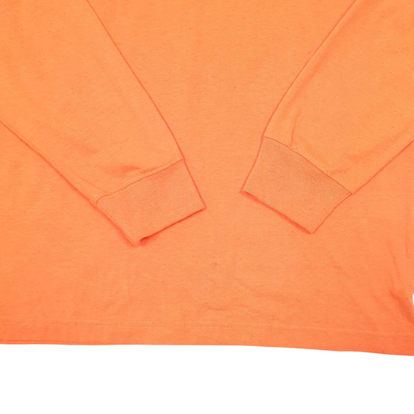 Mens Orange Dickies Pocket Workwear High Vis Long Sleeve T Shirt