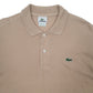 Mens Yellow Lacoste  Short Sleeve Polo Shirt