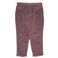 Mens Burgundy Dockers Double Pleated Corduroy Trousers