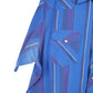 Mens Blue Wrangler Vintage Western Pearl Snap Cowboy Short Sleeve Shirt