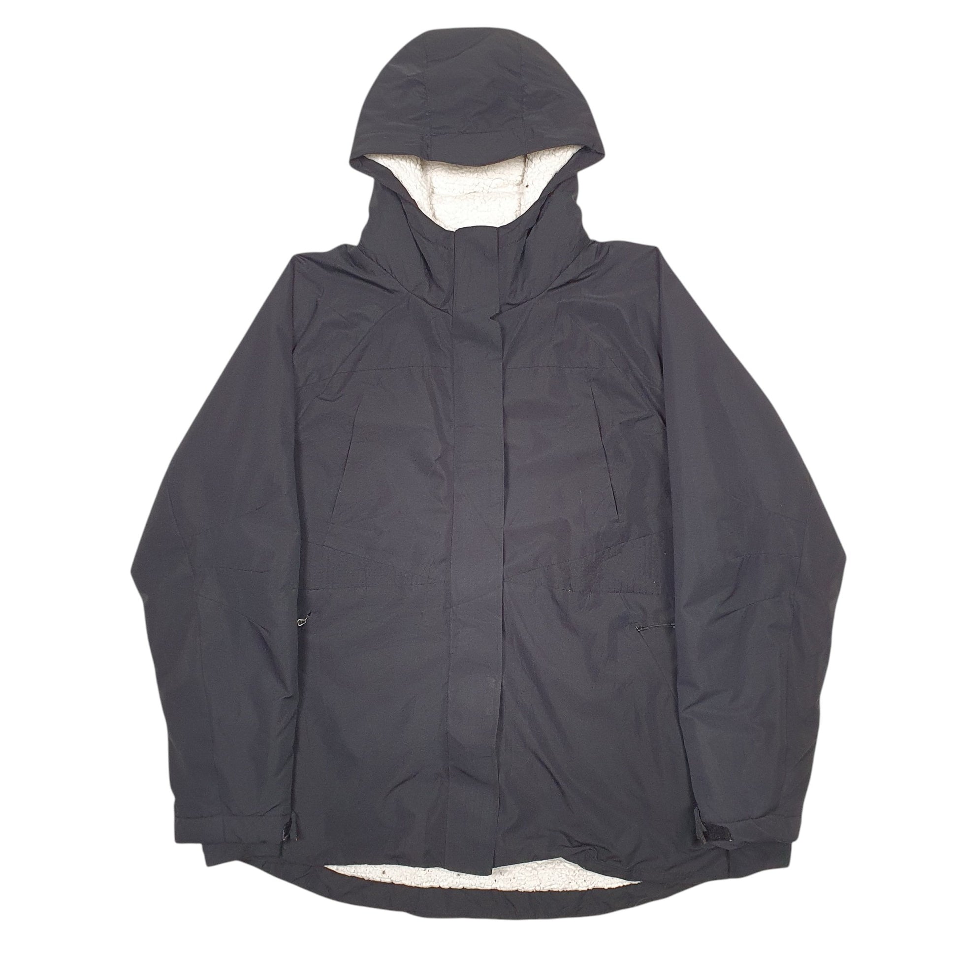 Mens Black Champion Lined  Coat
