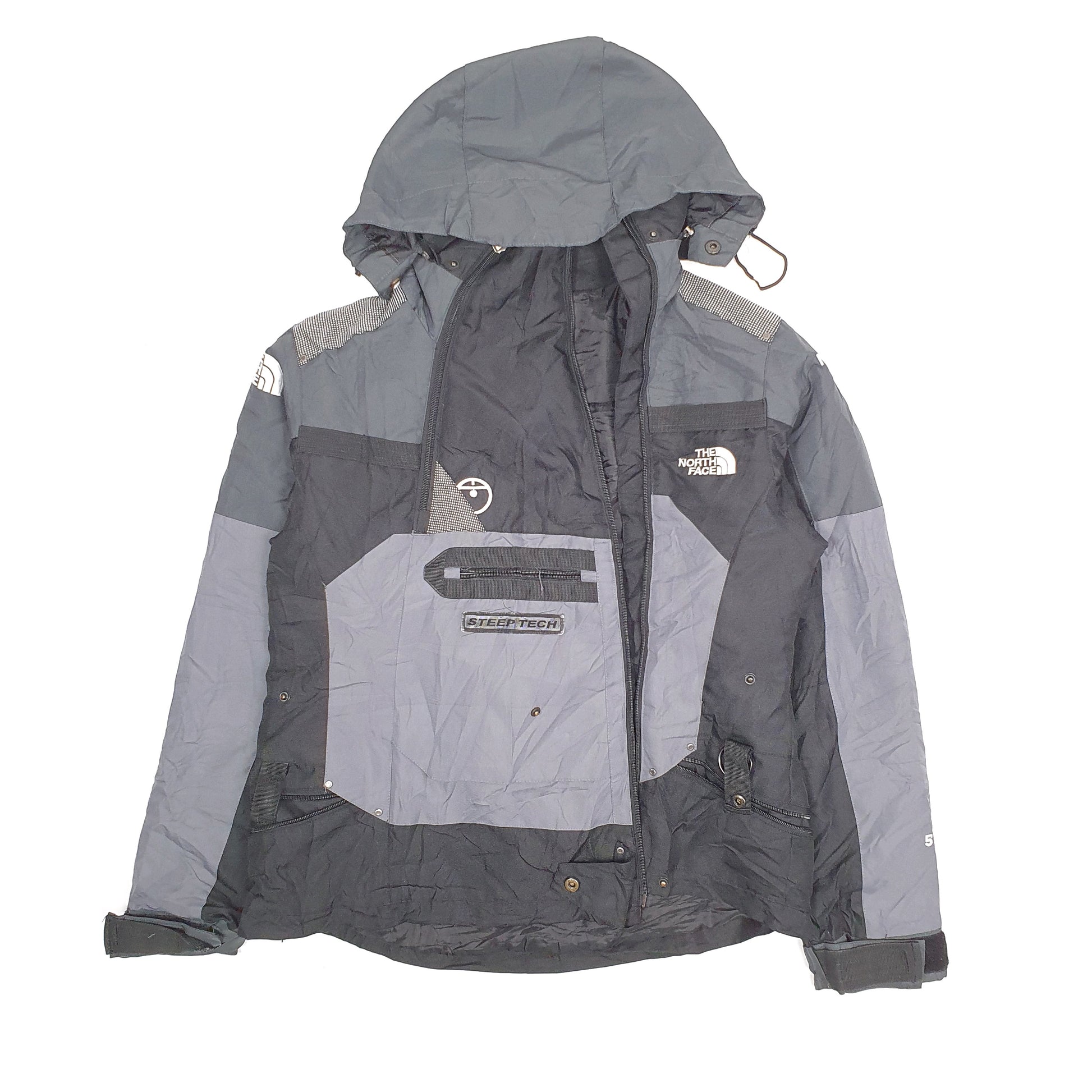 Womens Grey The North Face Steep Tech Hooded  Coat