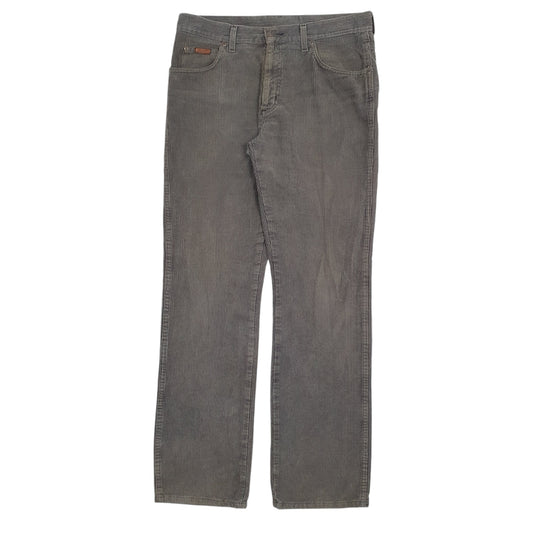 Mens Grey Wrangler  Corduroy Trousers