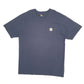 Mens Navy Carhartt  Short Sleeve T Shirt
