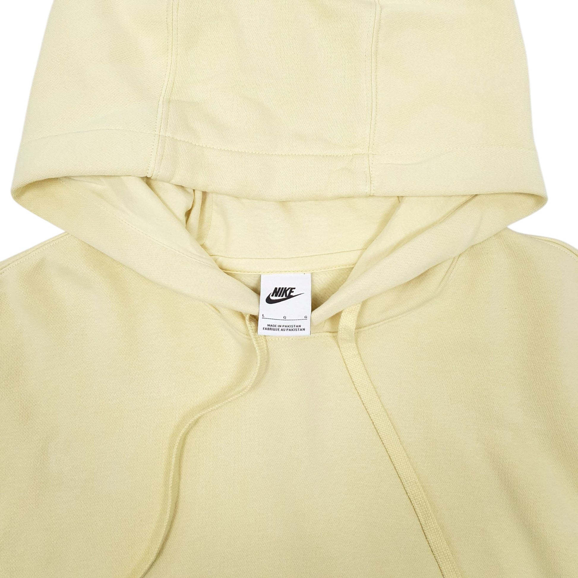 Mens Yellow Nike Spellout Hoodie Jumper