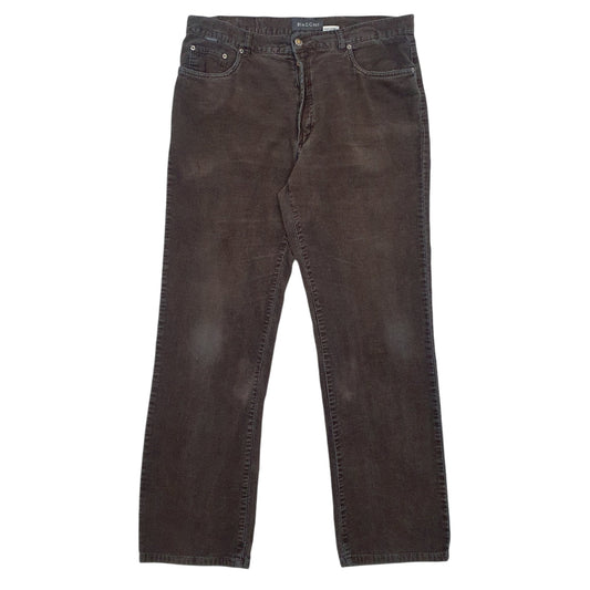 Mens Brown Biaggini  Corduroy Trousers