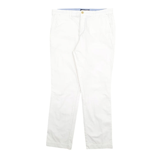 Mens White Tommy Hilfiger  Chino Trousers