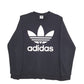 Mens Black Adidas  Crewneck Jumper