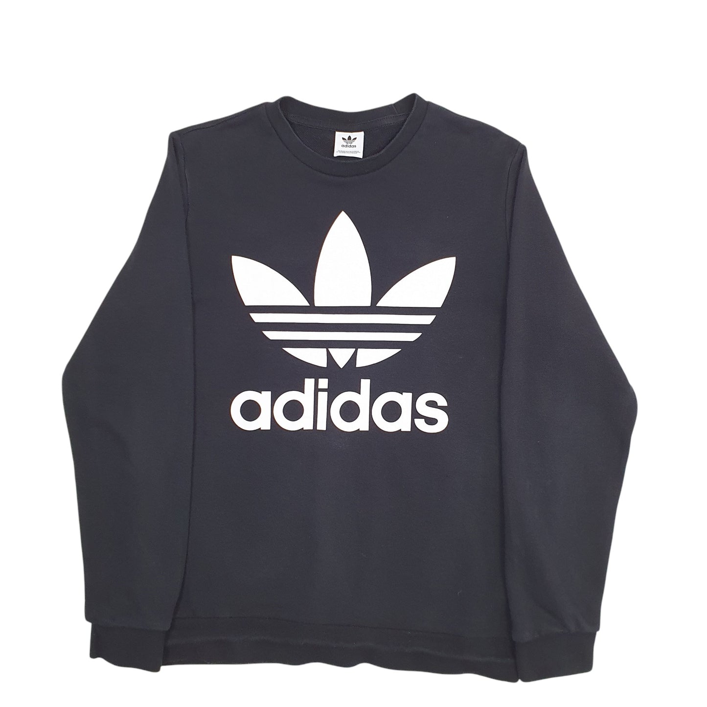 Mens Black Adidas  Crewneck Jumper