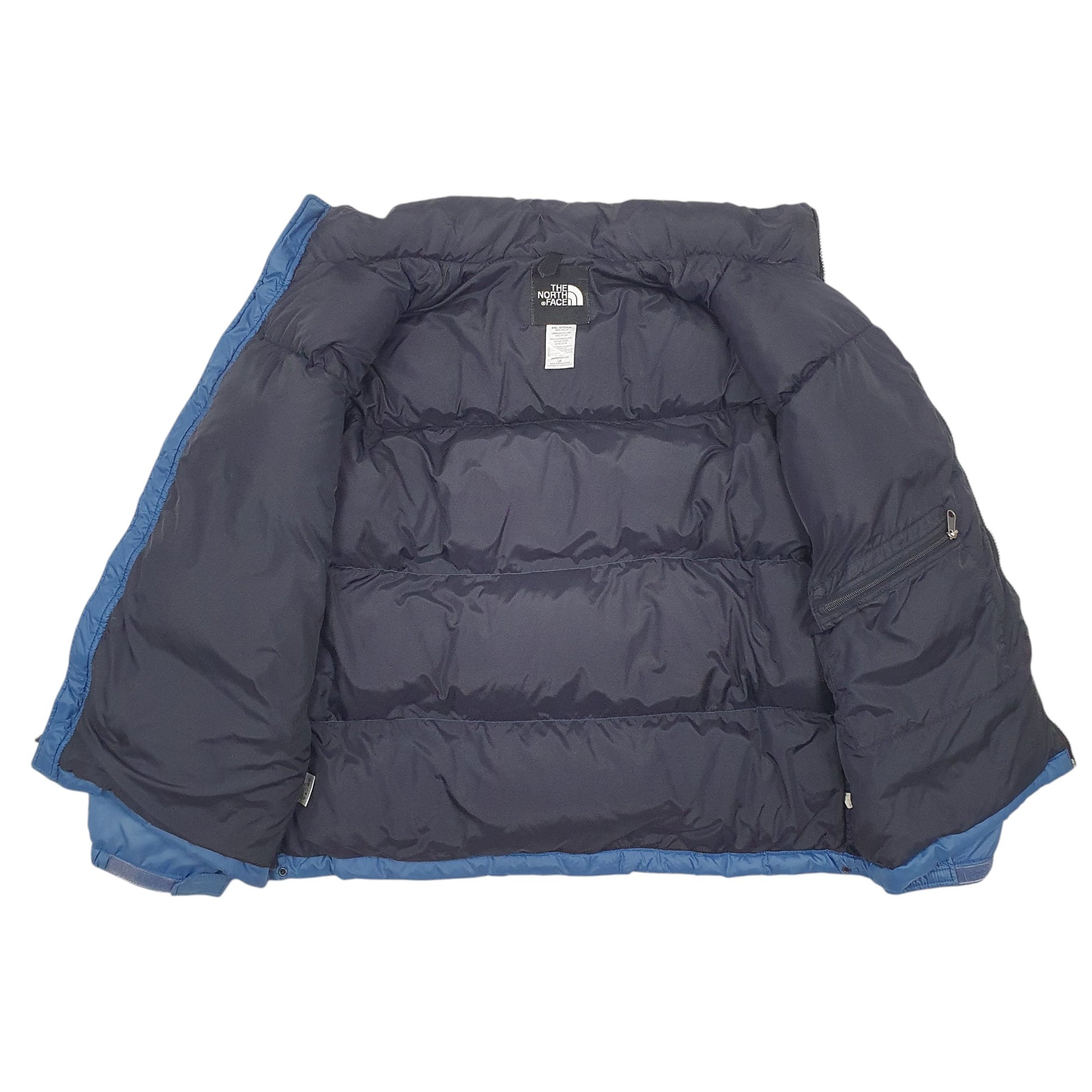 Mens Blue The North Face Nuptse 700  Coat