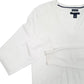 Womens White Tommy Hilfiger Knit V Neck Jumper