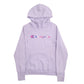 Womens Purple Champion Spellout Hoodie Jumper