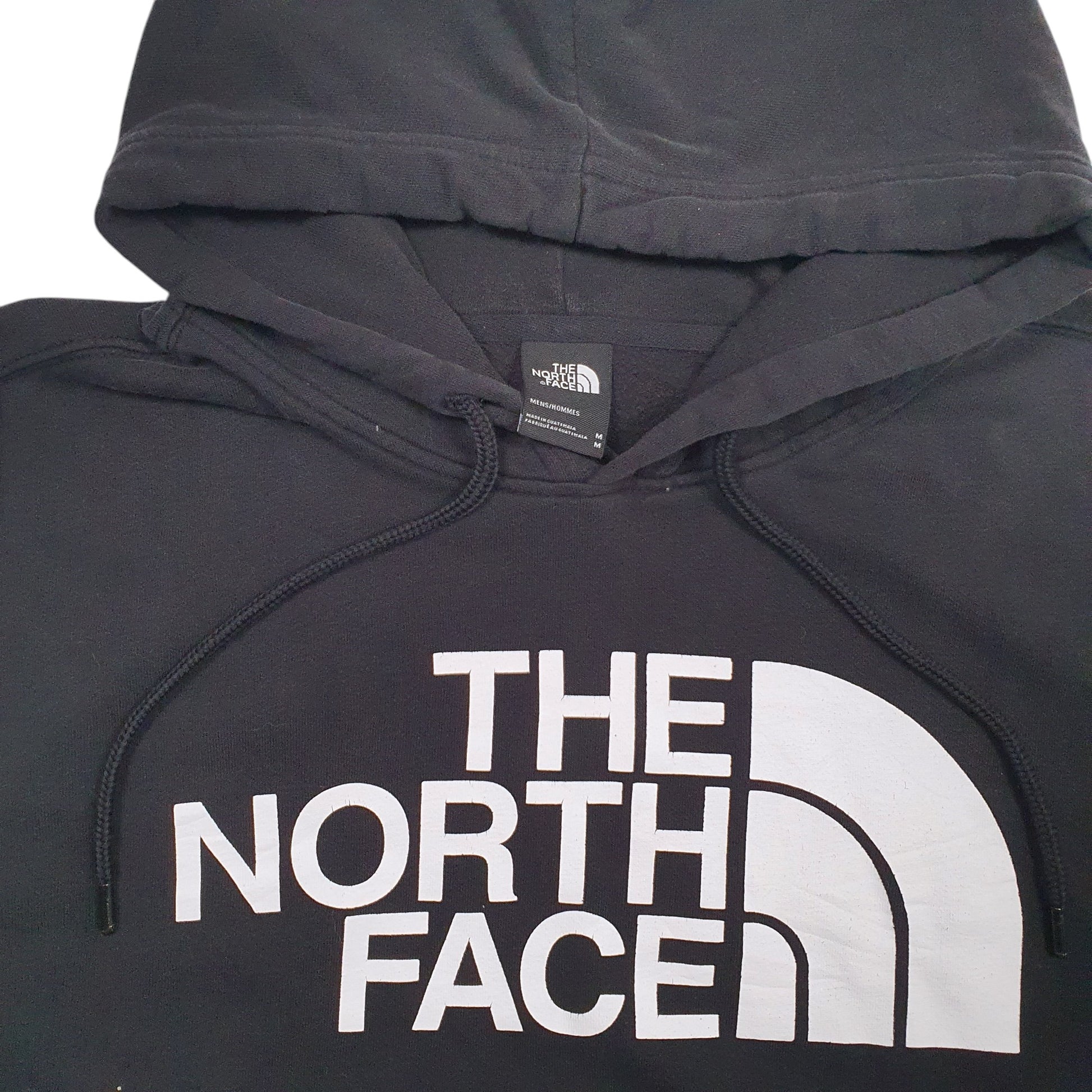 Mens Black The North Face Spellout Hoodie Jumper