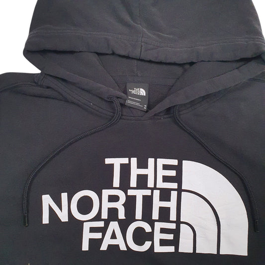 Mens Black The North Face Spellout Hoodie Jumper