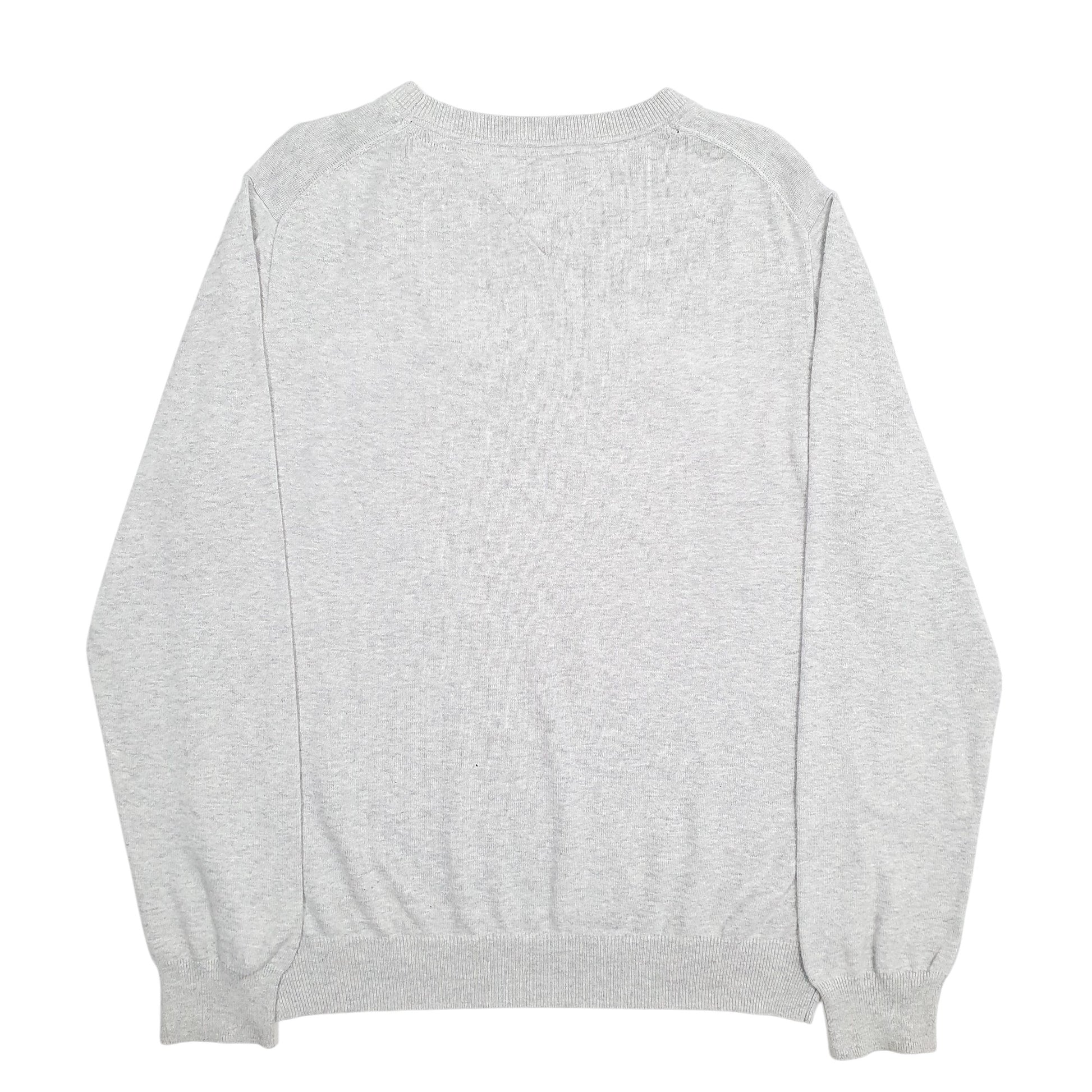 Mens Grey Tommy Hilfiger  Crewneck Jumper