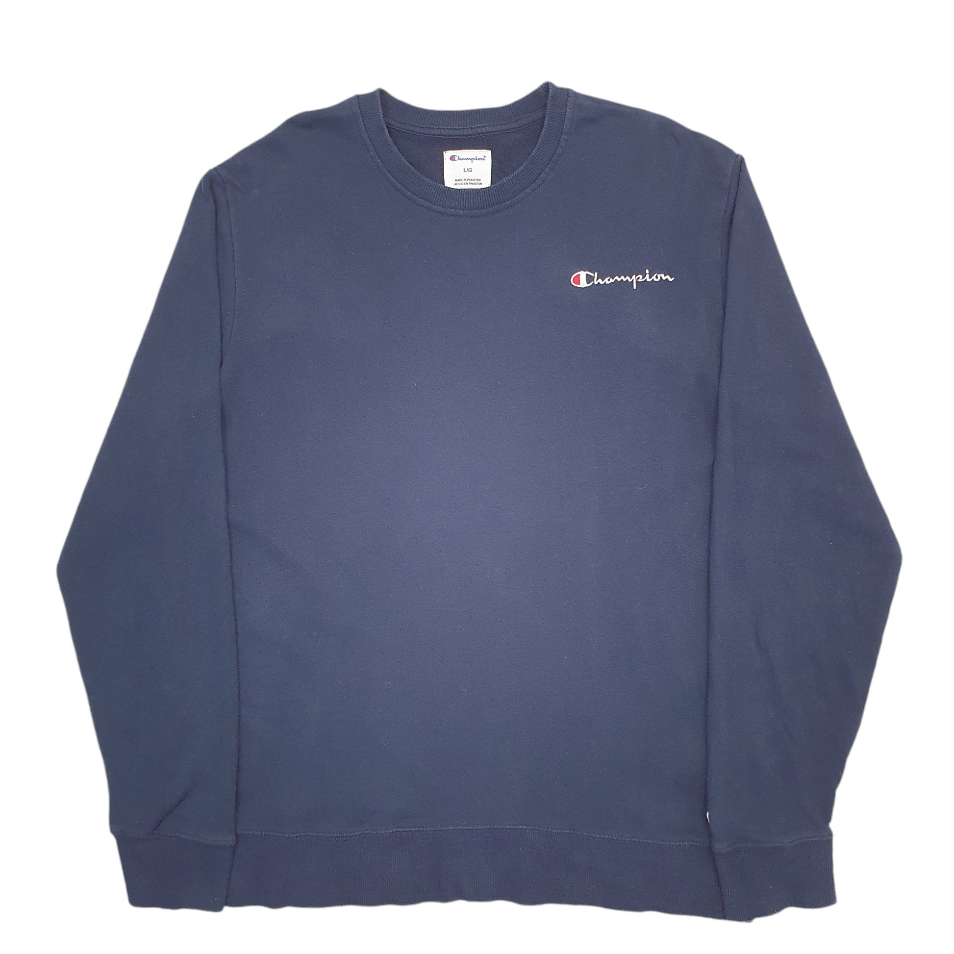 Mens Navy Champion  Crewneck Jumper