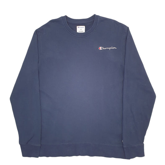 Mens Navy Champion  Crewneck Jumper