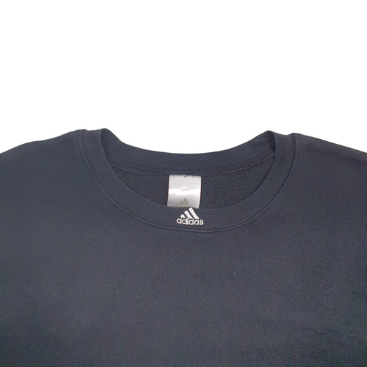 Mens Black Adidas  Crewneck Jumper