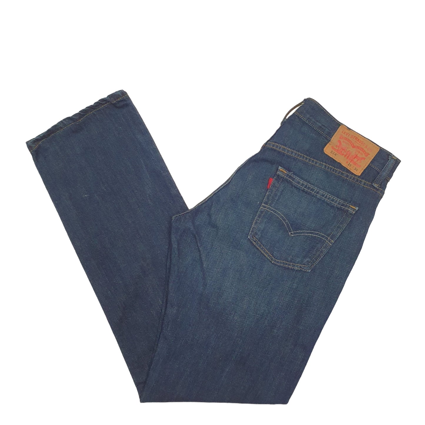 Mens Blue Levis  514 JeansW33 L34