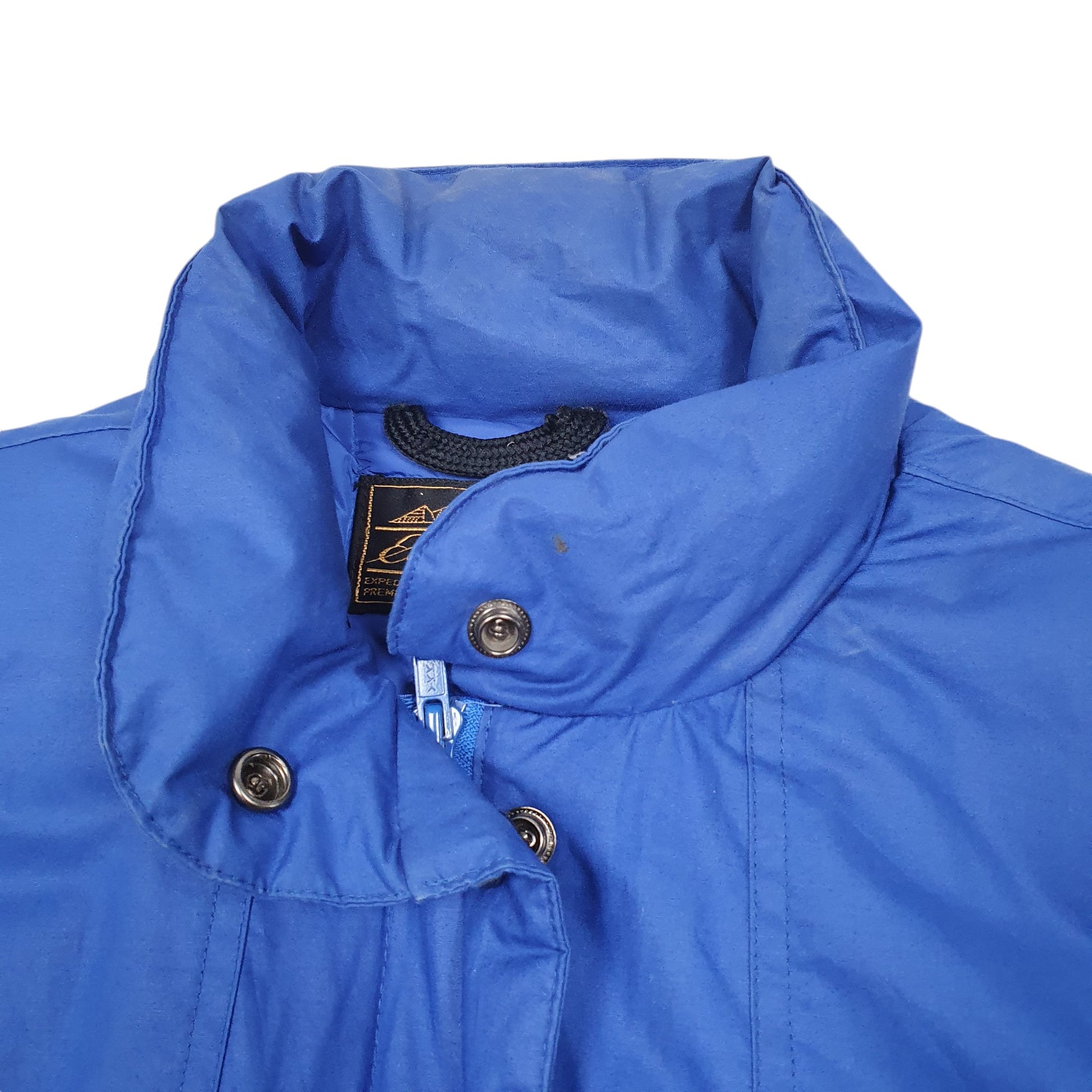 Mens Blue Eddie Bauer Goose Puffer Vest  Coat