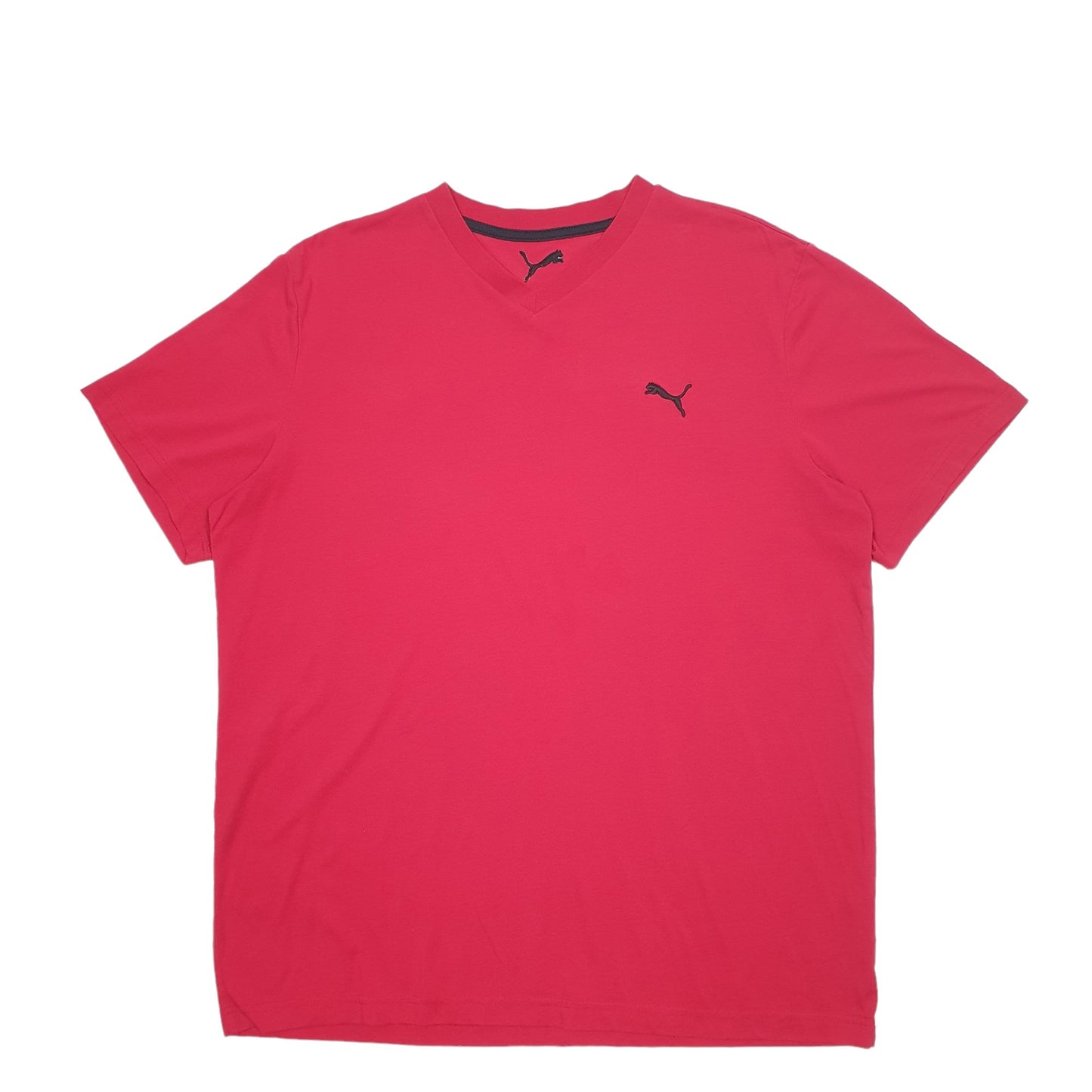 Mens Red Puma  Short Sleeve T Shirt