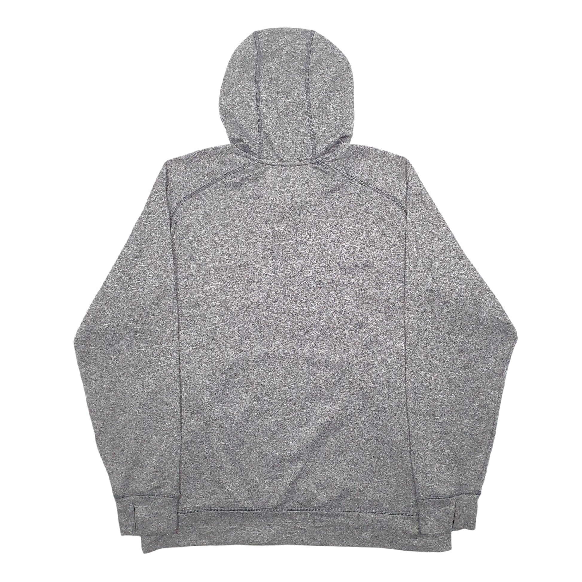 Mens Grey Adidas Active Hoodie Jumper