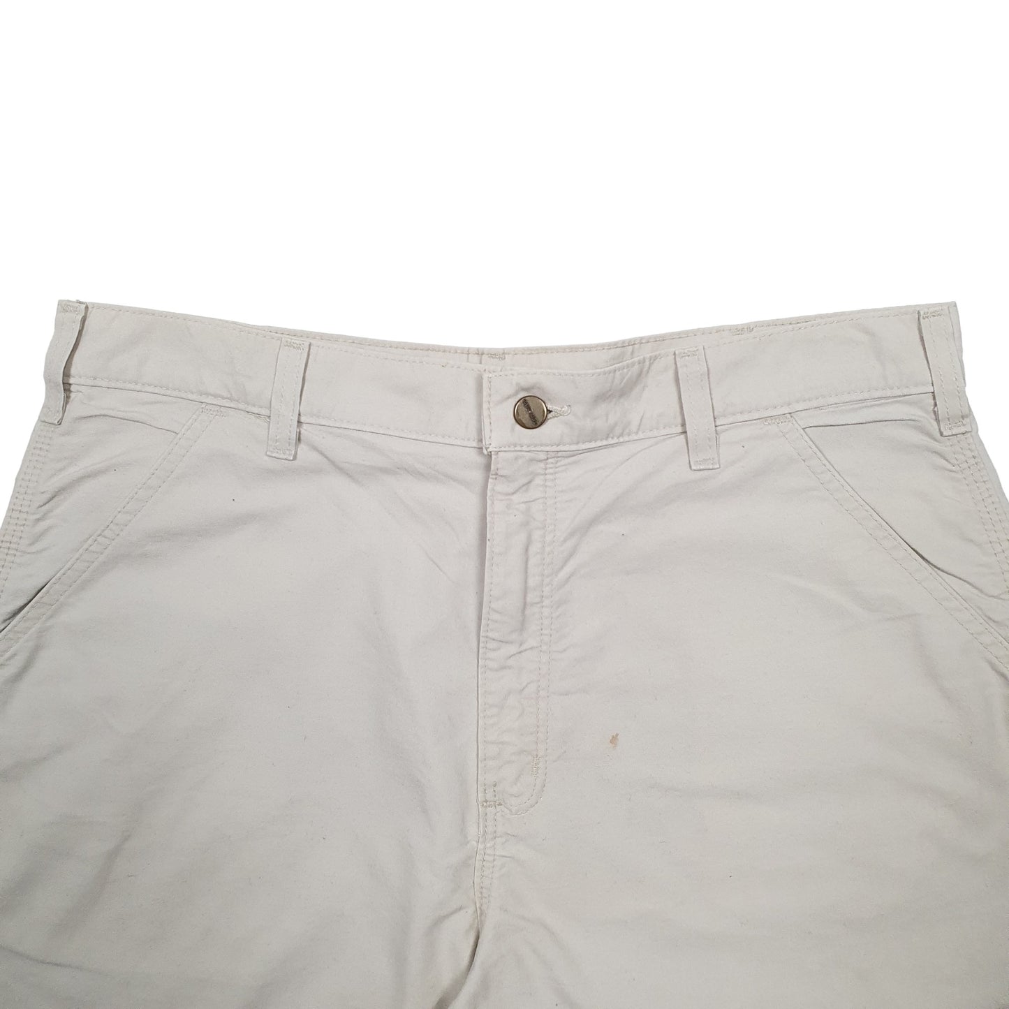 Mens Beige Carhartt Workwear Carpenter Shorts