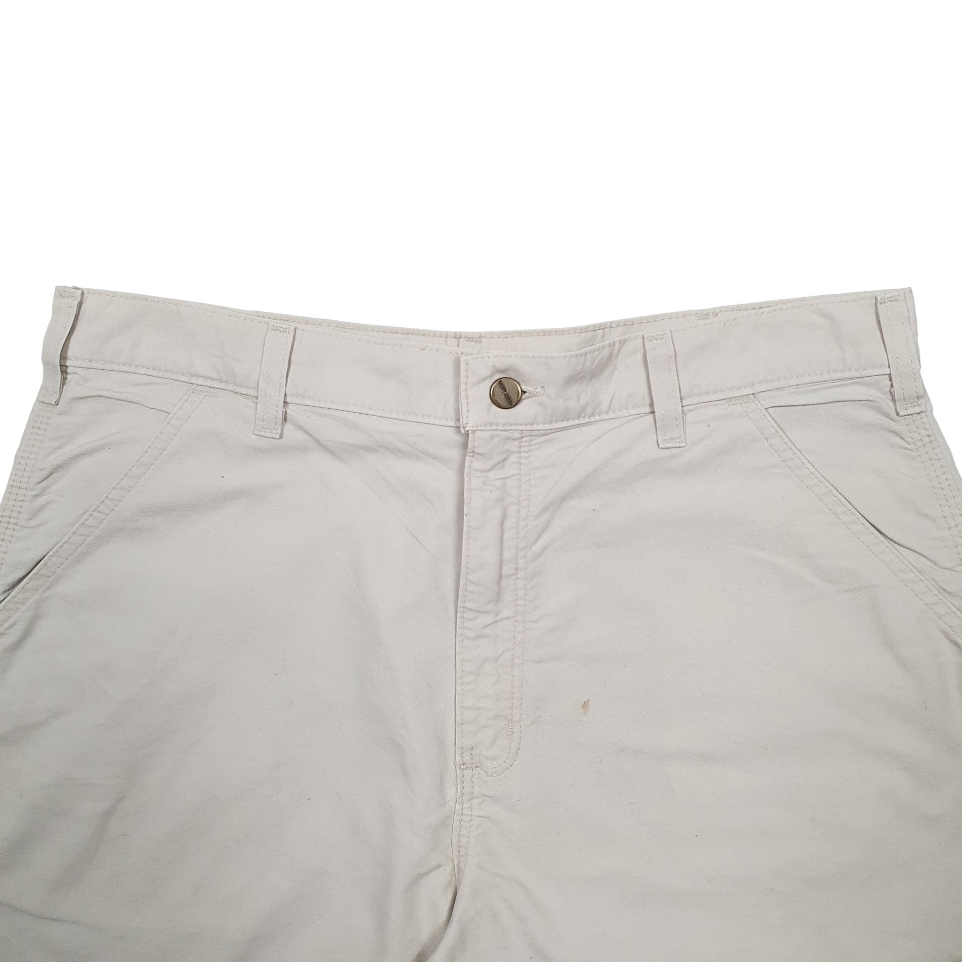 Mens Beige Carhartt Workwear Carpenter Shorts